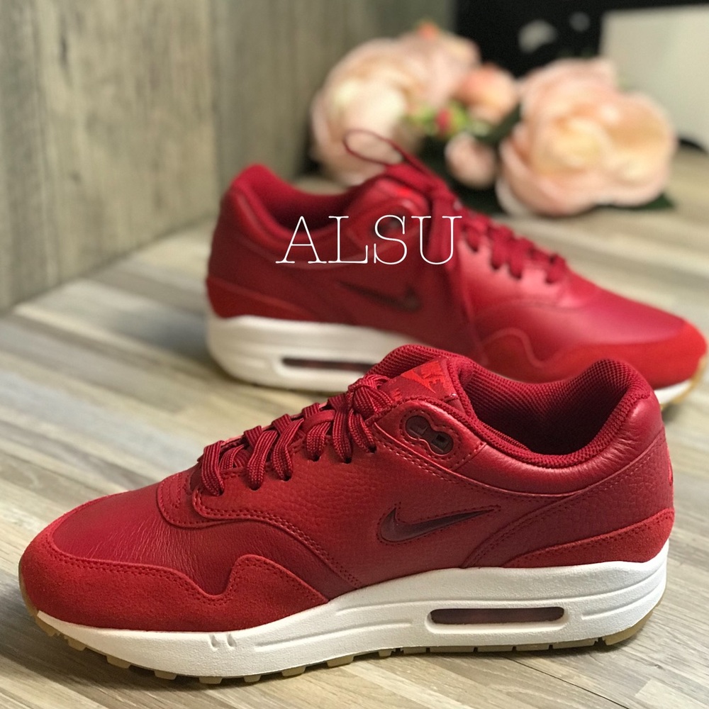 NWT NIKE Air Max 1 Premium SC Gym Red W AUTHENTIC - Picture 5 of 8